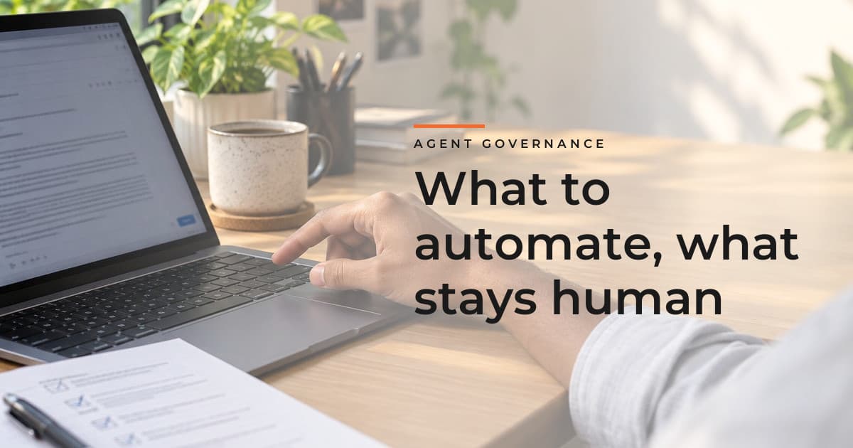 AI Agents in Operations: What to Automate, What Stays Human