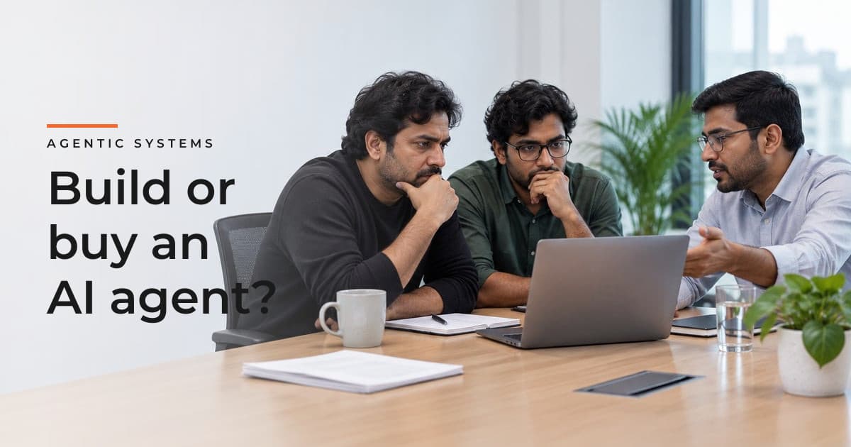 Build vs Buy an AI Agent - The Cost, Control and Risk Trade-Off