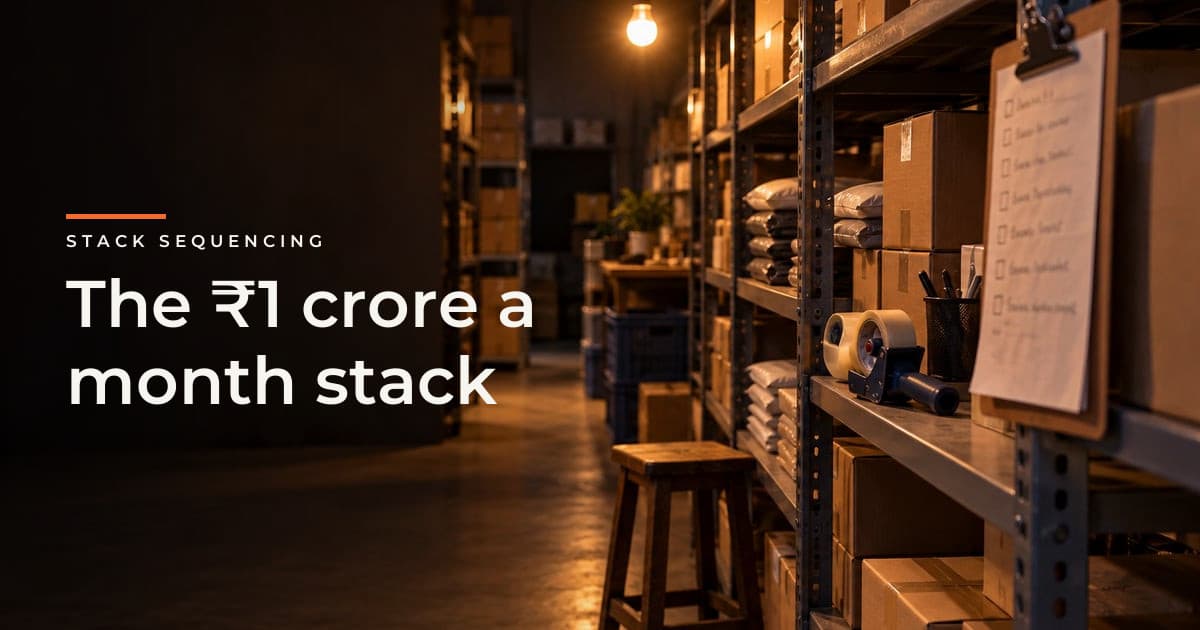The ₹1 Crore a Month Ecommerce Stack: What You Actually Need
