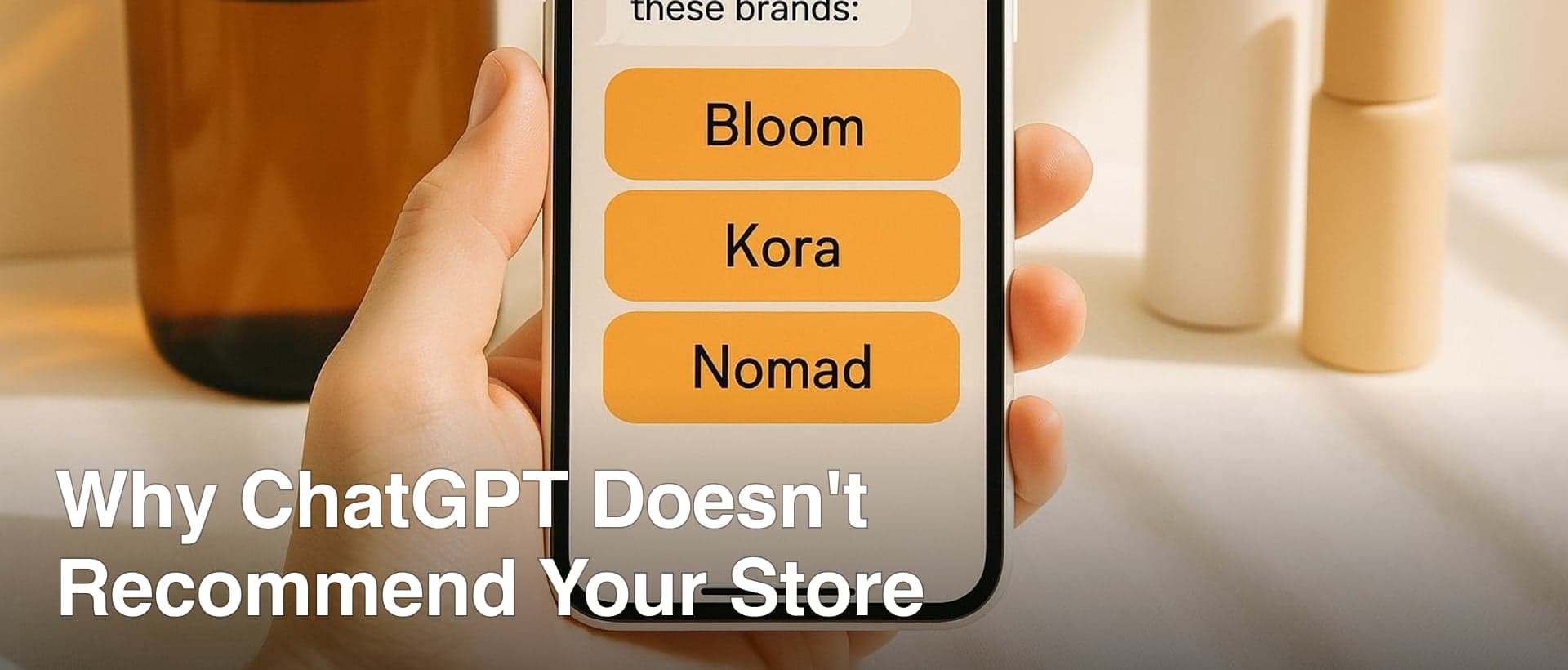 Why ChatGPT Doesn't Recommend Your Store - And How AEO Fixes It