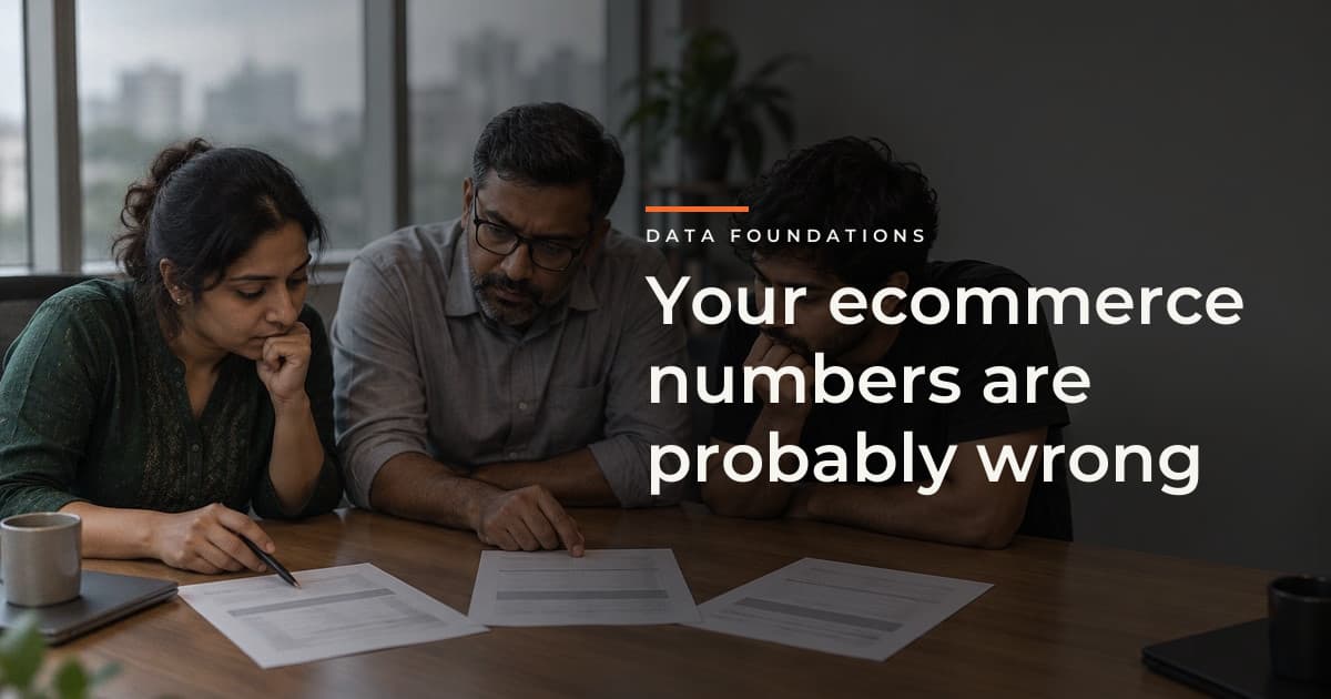 Your Ecommerce Data Is Probably Wrong (And You Can Prove It This Week)