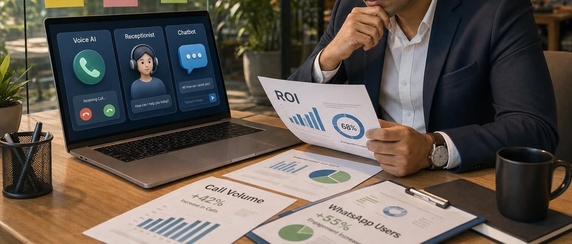 I'm Pitched an AI Voice Agent, Receptionist, and Chatbot Every Week - Which One Actually Saves Money at MY Volume?