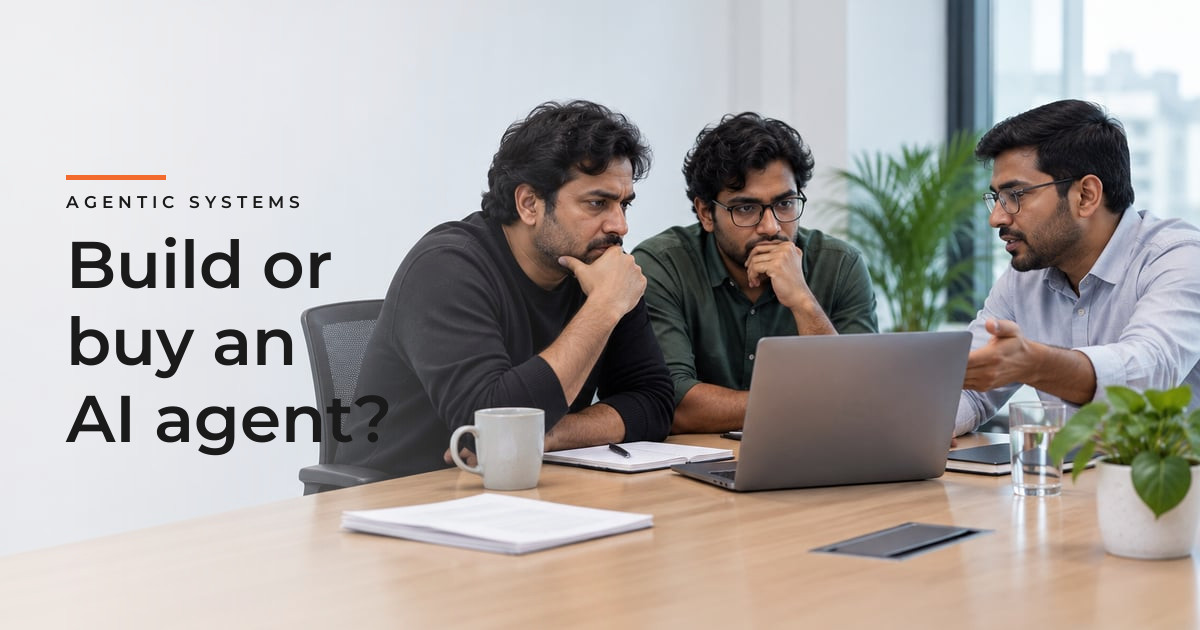 Build vs Buy an AI Agent - The Cost, Control and Risk Trade-Off