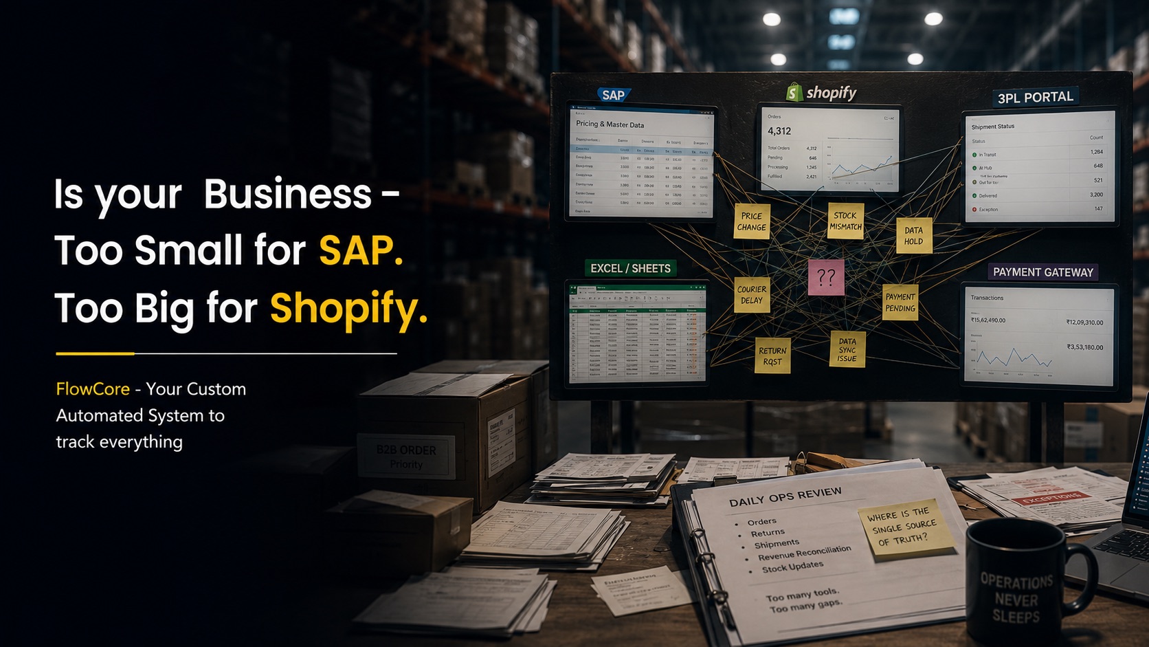 You Don't Need SAP to Run Enterprise-Grade Operations: An OMS Built for Modern Shopify D2C