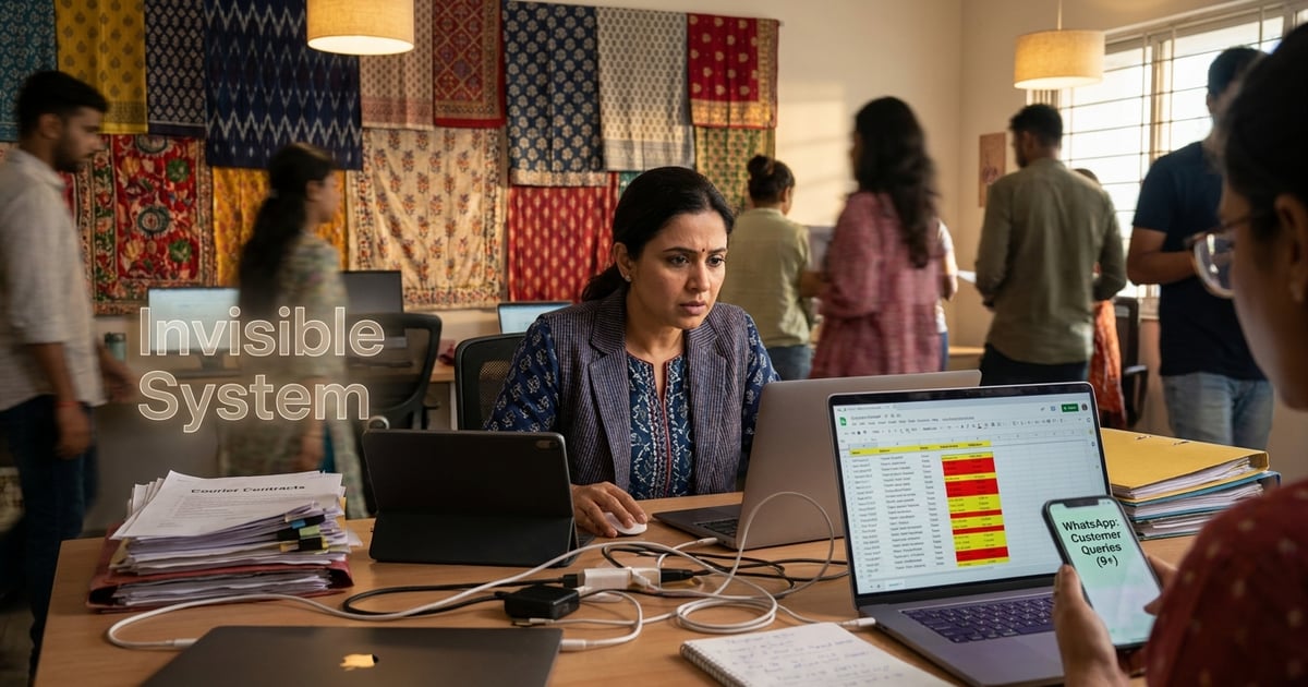 Your Ops Live in WhatsApp, Sheets, and Someone's Head - Fixing the Invisible System