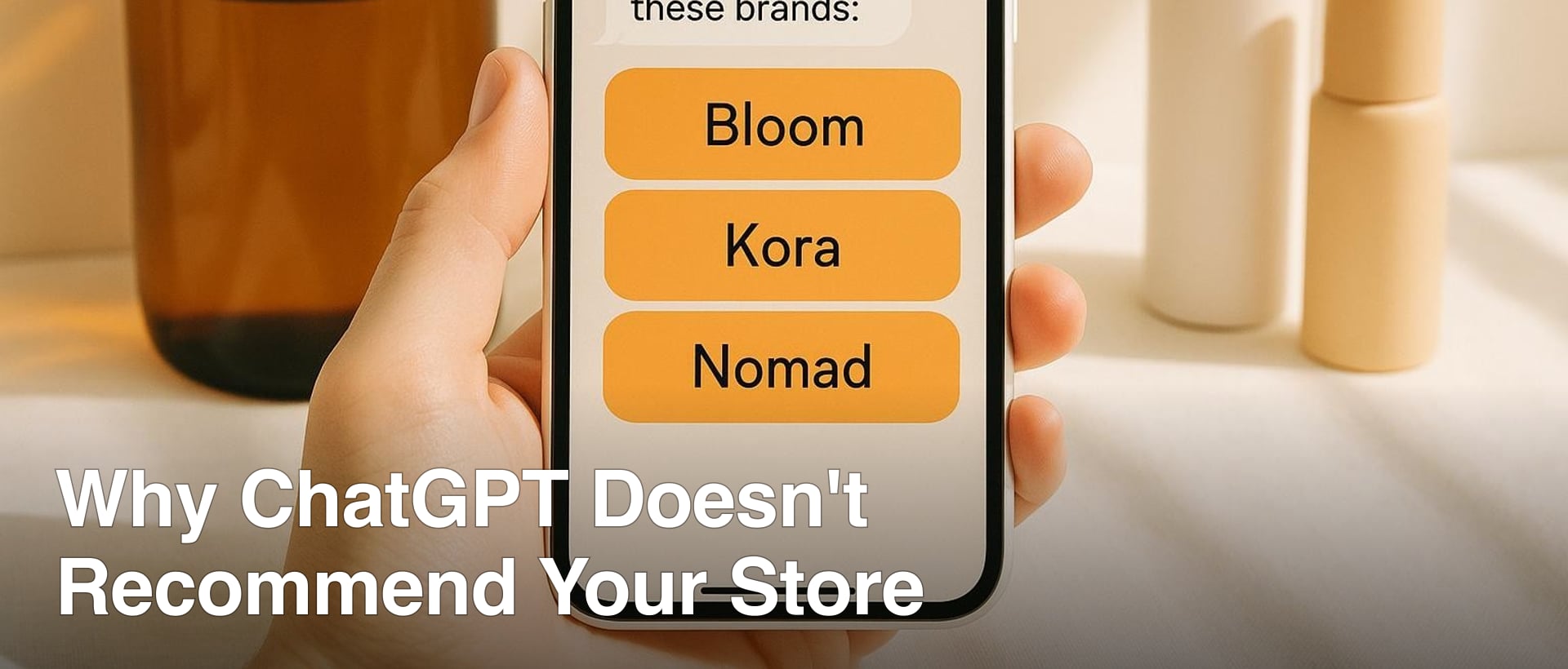 Why ChatGPT Doesn't Recommend Your Store - And How AEO Fixes It